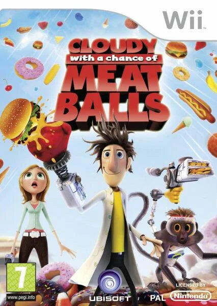 Nintendo Wii: Cloudy with a Chance of Meatballs