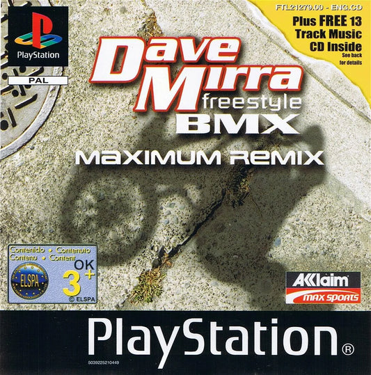 Playstation: Dave Mirra Freestyle BMX Maximum Remix