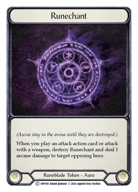 (1HP300) Flesh & Blood TCG History Pack 1 Single: Runechant (Regular)  Common