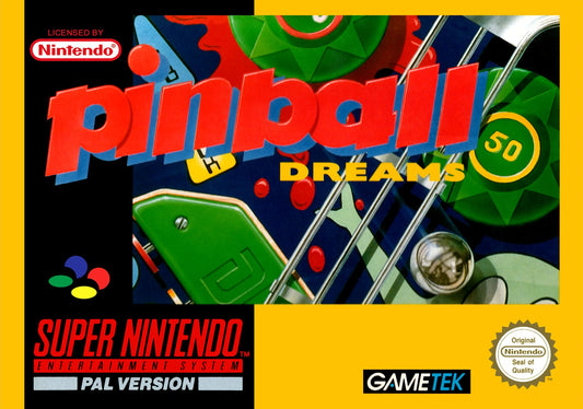 Super Nintendo: Pinball Dreams