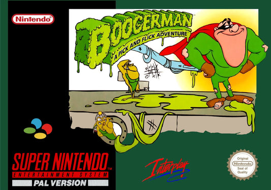Super Nintendo: Boogerman A Pick and Flick Adventure