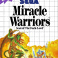 Master System: Miracle Warriors Seal of The Dark Lord
