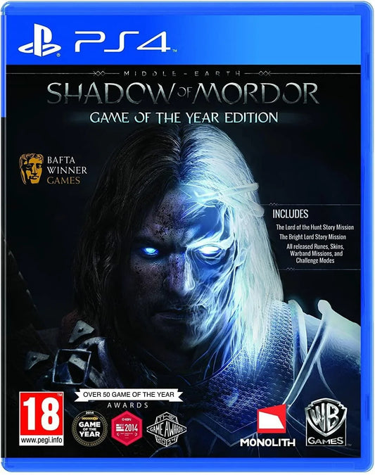 Playstation 4: Middle Earth: Shadow of Mordor [Game of the Year]