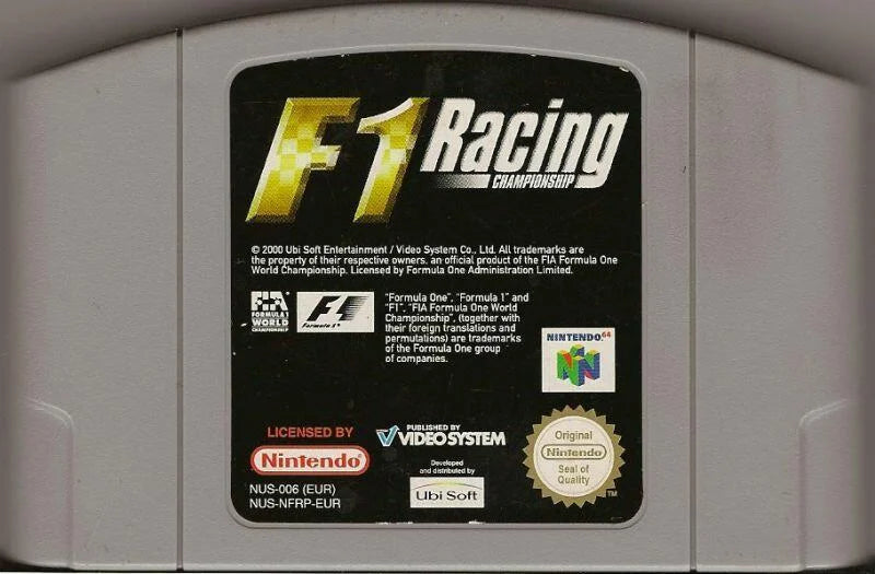 Nintendo 64: F1 Racing Championship