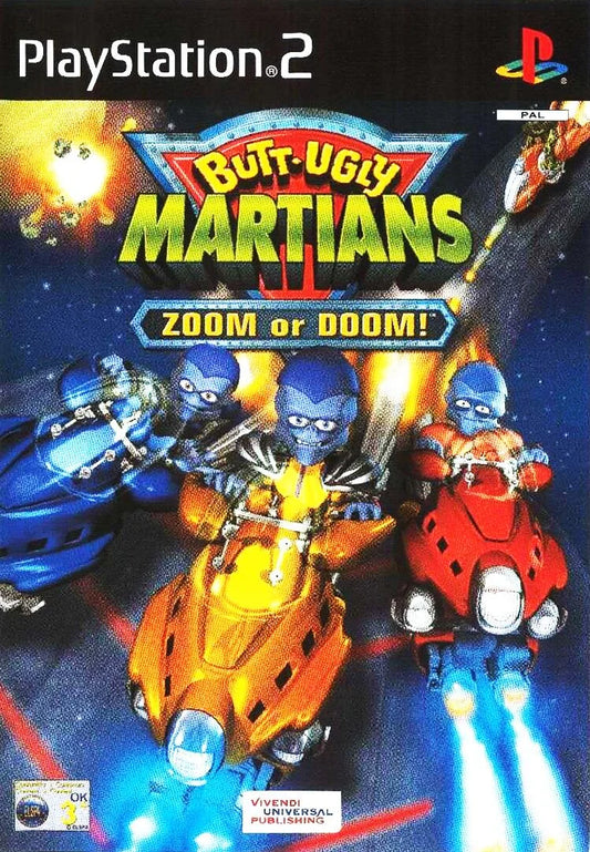 Playstation 2: Butt Ugly Martians Zoom or Doom