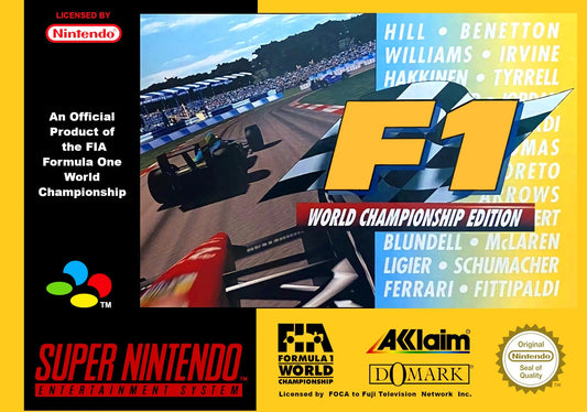 Super Nintendo: F1 World Championship Edition