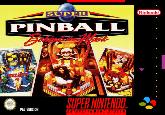 Super Nintendo: Super Pinball Behind the Mask