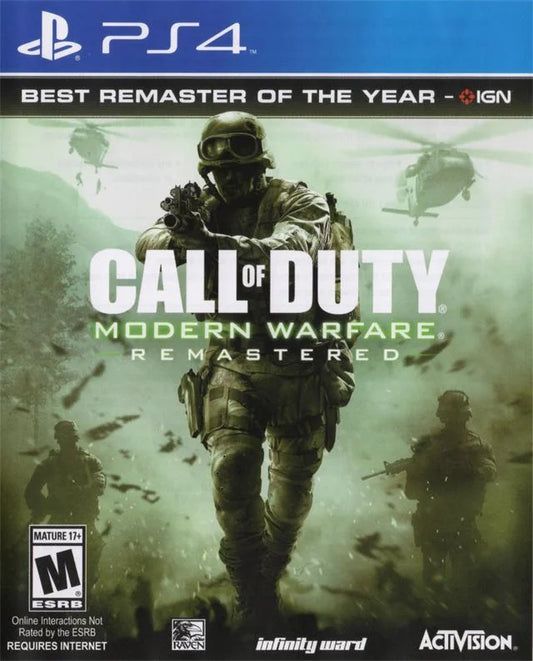 Playstation 4: Call of Duty: Modern Warfare Remastered