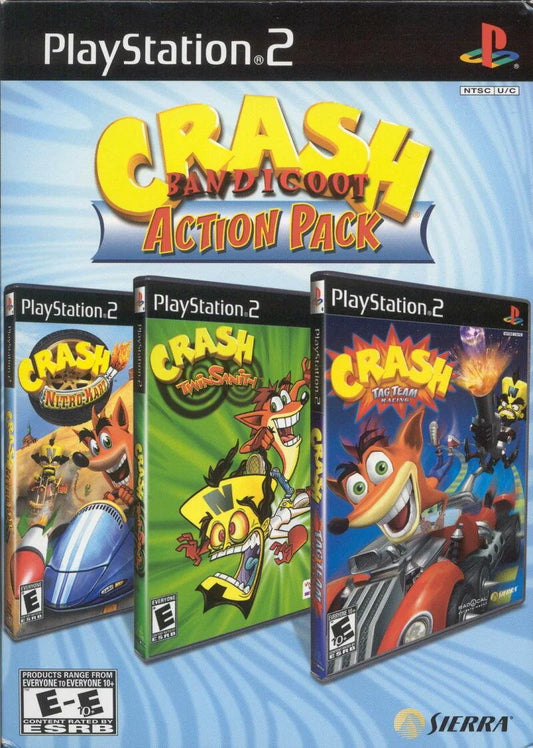 Playstation 2: Crash Bandicoot Action Pack