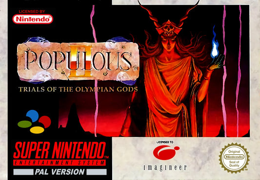 Super Nintendo: Populous II: Trials of the Olympian Gods