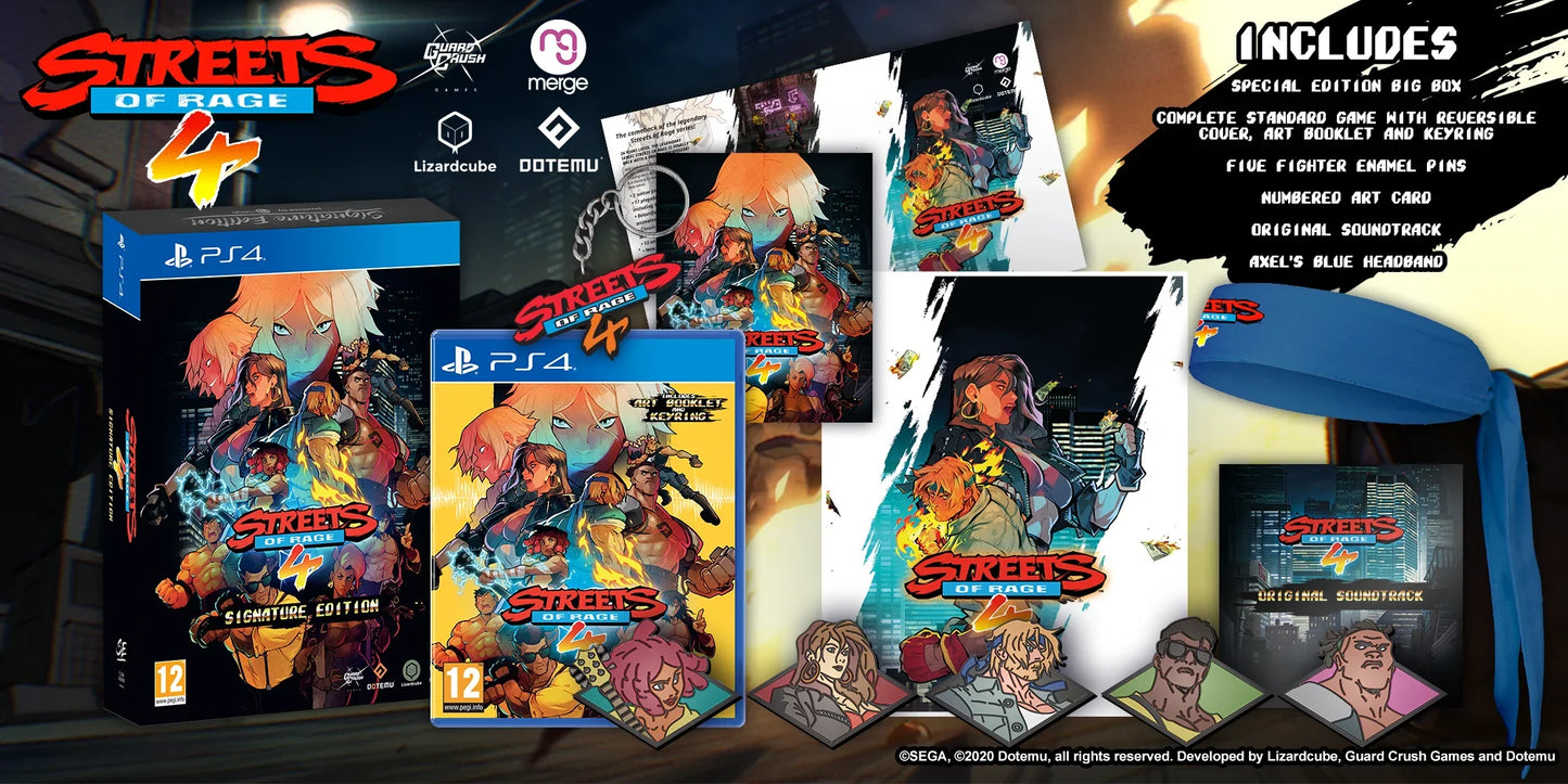 Playstation 4: Streets of Rage 4 [Signature Edition]