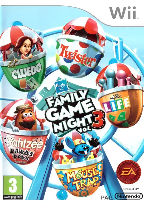 Nintendo Wii: Hasbro Family Game Night 3