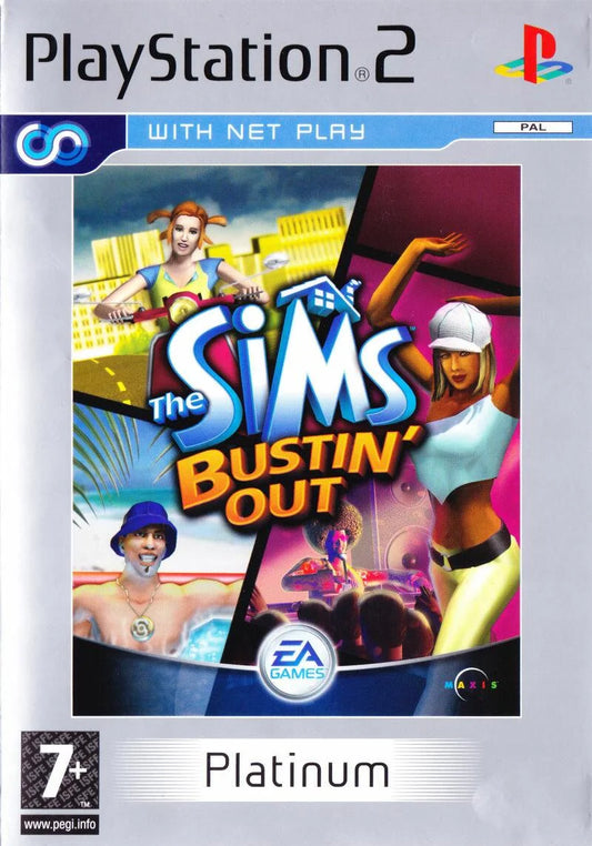 Playstation 2: The Sims Bustin Out