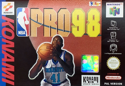 Nintendo 64: NBA Pro 98