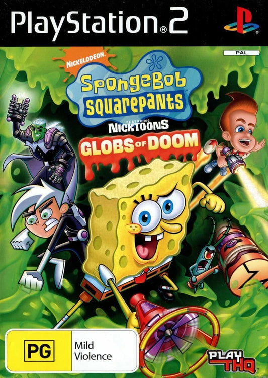 Playstation 2: SpongeBob SquarePants featuring Nicktoons Globs of Doom