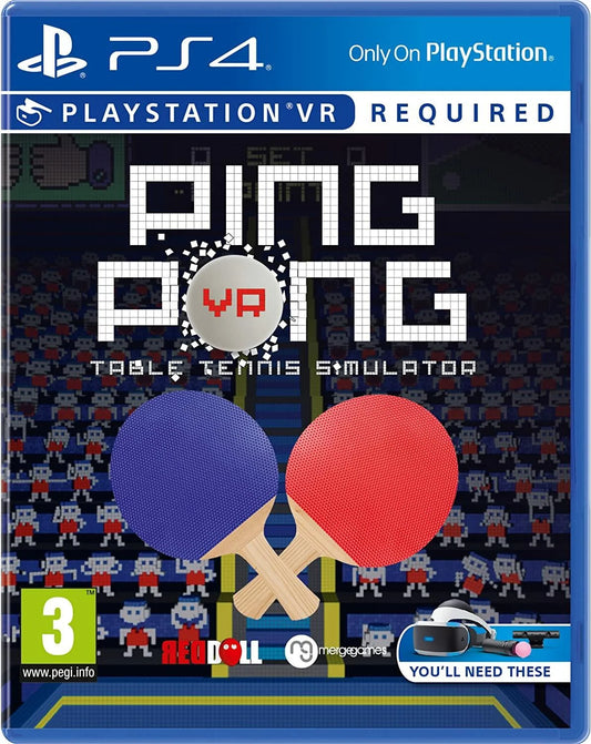 Playstation 4: VR Ping Pong: Table Tennis Simulator