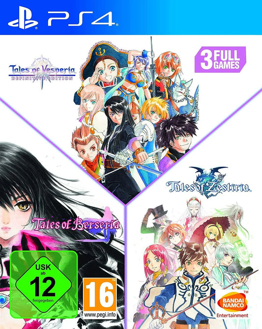 Playstation 4: Tales of Zestiria + Tales of Berseria + Tales of Vesperia [Triple Pack Bundle]