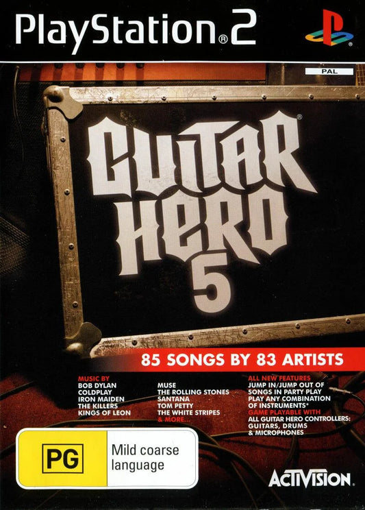 Playstation 2: Guitar Hero 5