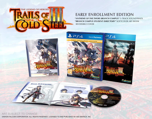 Playstation 4: Legend of Heroes: Trails of Cold Steel III [Early Enrollment Edition]