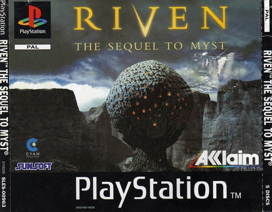 Playstation: Riven The Sequel to Myst