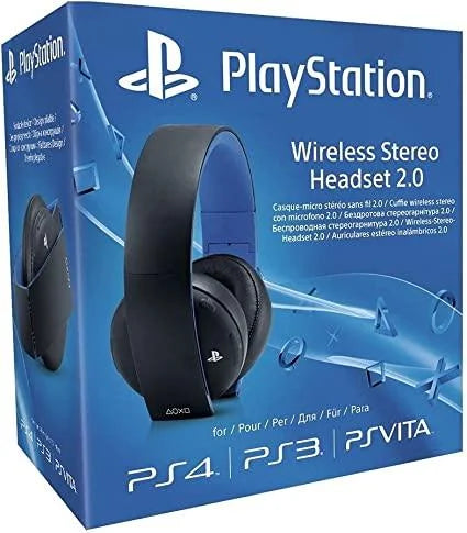 Playstation 4: Black Wireless Stereo Headset 2.0