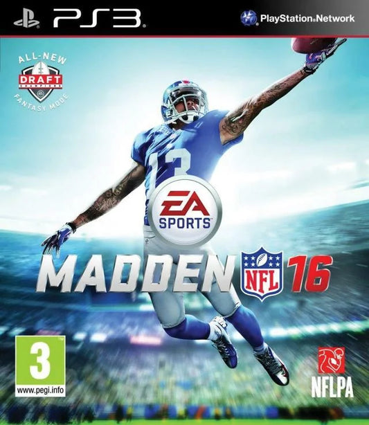 Playstation 3: Madden NFL 16