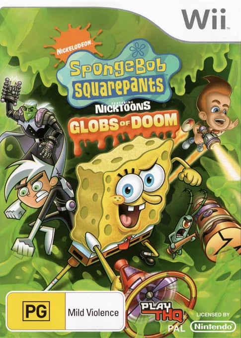 Nintendo Wii: SpongeBob SquarePants featuring Nicktoons: Globs of Doom