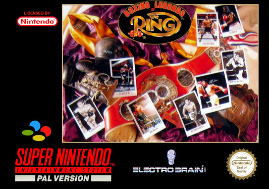 Super Nintendo: Boxing Legends Of The Ring
