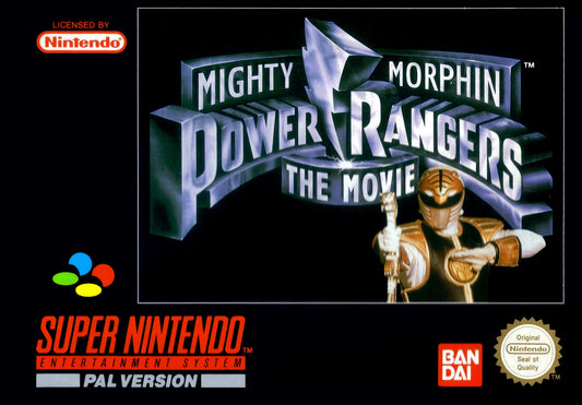 Super Nintendo: Mighty Morphin Power Rangers The Movie
