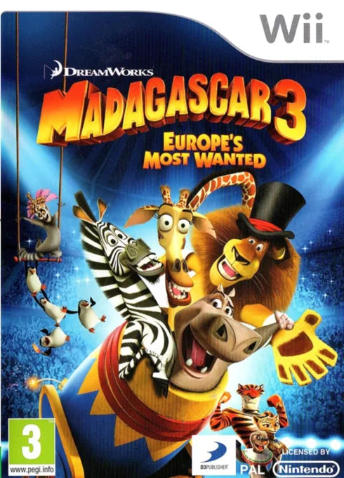 Nintendo Wii: Madagascar 3