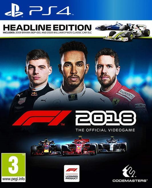 Playstation 4: F1 2018