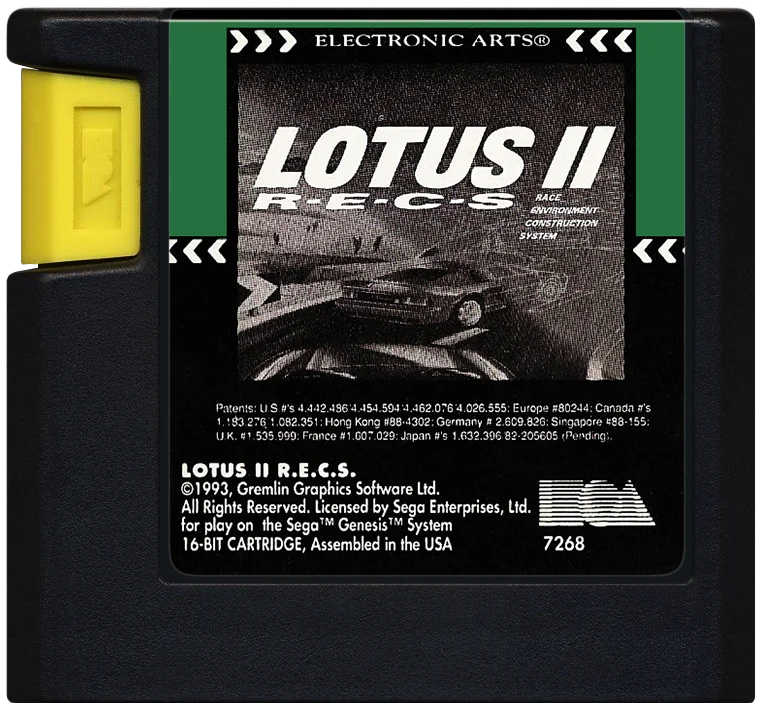 Mega Drive: Lotus II: R.E.C.S.