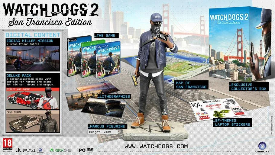 Playstation 4: Watch Dogs 2 [San Francisco Edition]