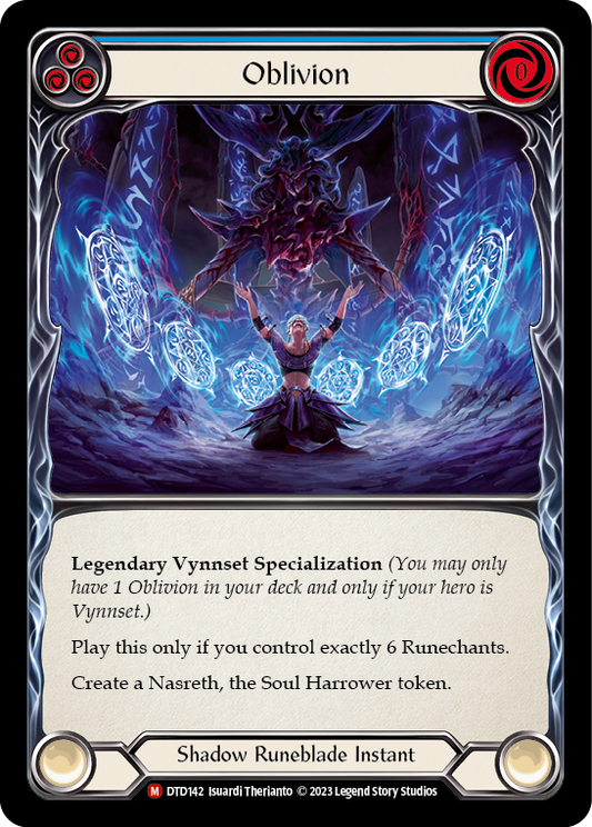 (DTD142) Flesh & Blood TCG Dusk till Dawn Single: Oblivion (Regular)  Majestic