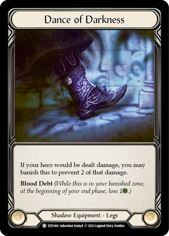 (DTD168) Flesh & Blood TCG Dusk till Dawn Single: Dance of Darkness (Regular)  Common