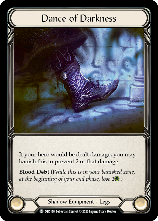 (DTD168) Flesh & Blood TCG Dusk till Dawn Single: Dance of Darkness (Cold Foil)  Common