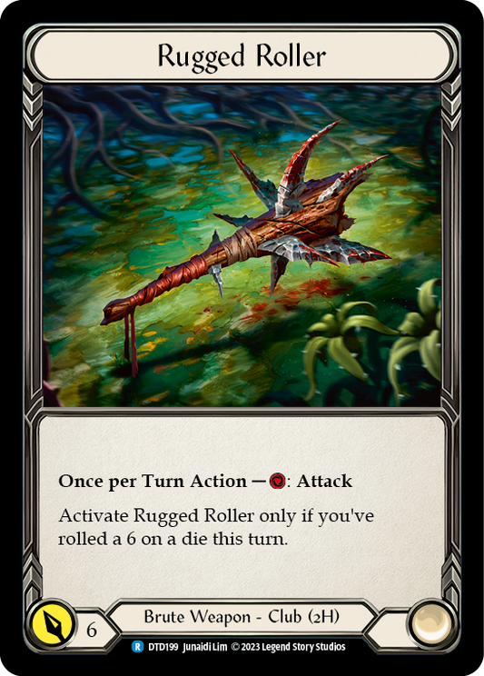 (DTD199) Flesh & Blood TCG Dusk till Dawn Single: Rugged Roller (Cold Foil)  Rare