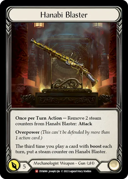 (DYN088) Flesh & Blood TCG Dynasty Single: Hanabi Blaster (Regular)  Majestic