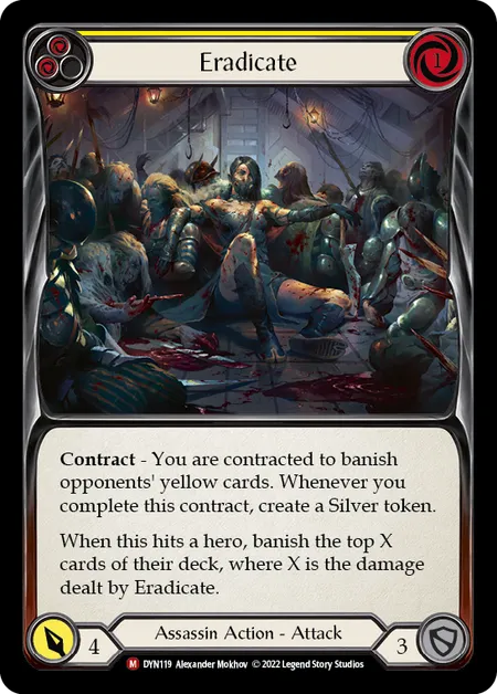 (DYN119) Flesh & Blood TCG Dynasty Single: Eradicate (Regular)  Majestic