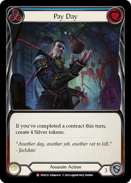 (DYN123) Flesh & Blood TCG Dynasty Single: Pay Day (Regular)  Majestic