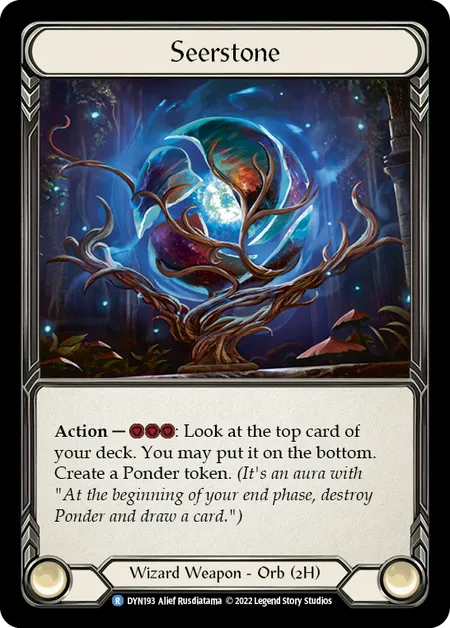 (DYN193) Flesh & Blood TCG Dynasty Single: Seerstone (Rainbow Foil)  Rare