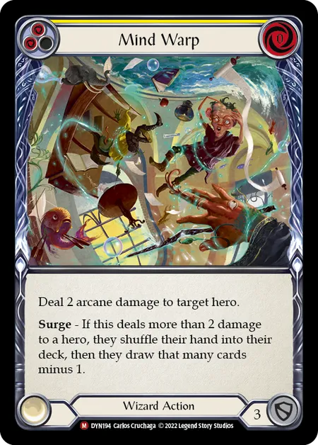 (DYN194) Flesh & Blood TCG Dynasty Single: Mind Warp (Regular)  Majestic