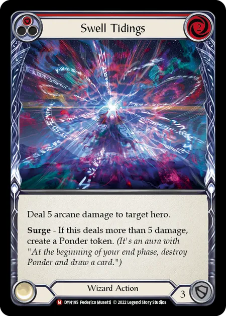 (DYN195) Flesh & Blood TCG Dynasty Single: Swell Tidings (Regular)  Majestic