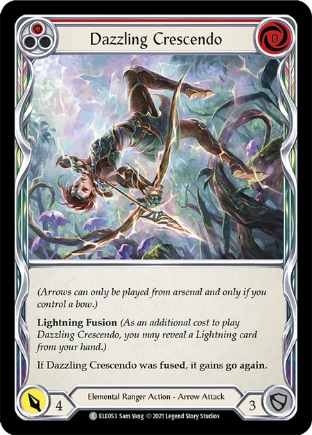 (ELE053) Flesh & Blood TCG Tales of Aria - First Single: Dazzling Crescendo (Red) (Regular)  Common