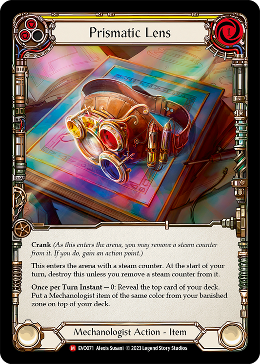 (EVO071) Flesh & Blood TCG Bright Lights Single: Prismatic Lens (Rainbow Foil)  Majestic