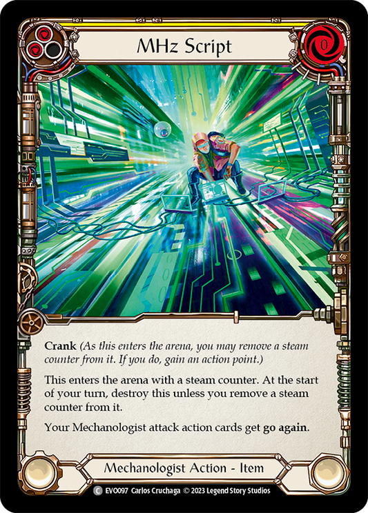 (EVO097) Flesh & Blood TCG Bright Lights Single: MHz Script (Regular)  Common