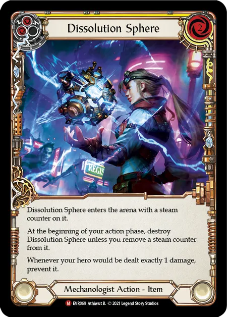 (EVR069) Flesh & Blood TCG Everfest - First Single: Dissolution Sphere (Rainbow Foil)  Majestic