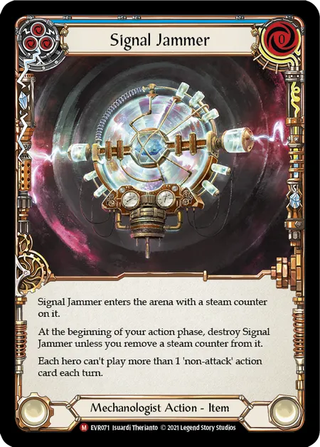 (EVR071) Flesh & Blood TCG Everfest - First Single: Signal Jammer (Regular)  Majestic