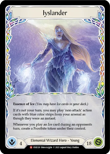 (EVR120) Flesh & Blood TCG Everfest - First Single: Iyslander (Regular)  Majestic