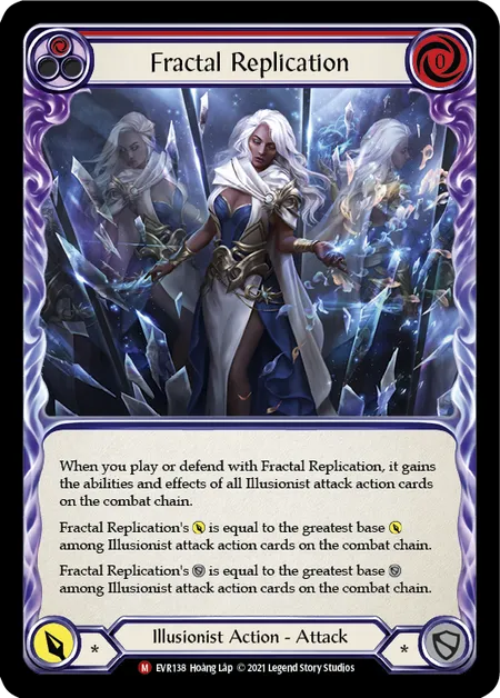 (EVR138) Flesh & Blood TCG Everfest - First Single: Fractal Replication (Regular)  Majestic